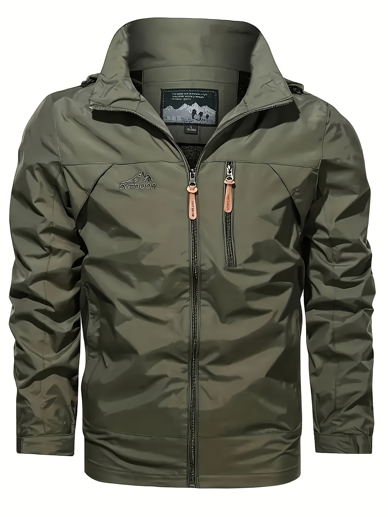 Johannes™ - Herr Lätt Vindtålig Jacka med Huva – Perfekt för Cykling & Fiske!