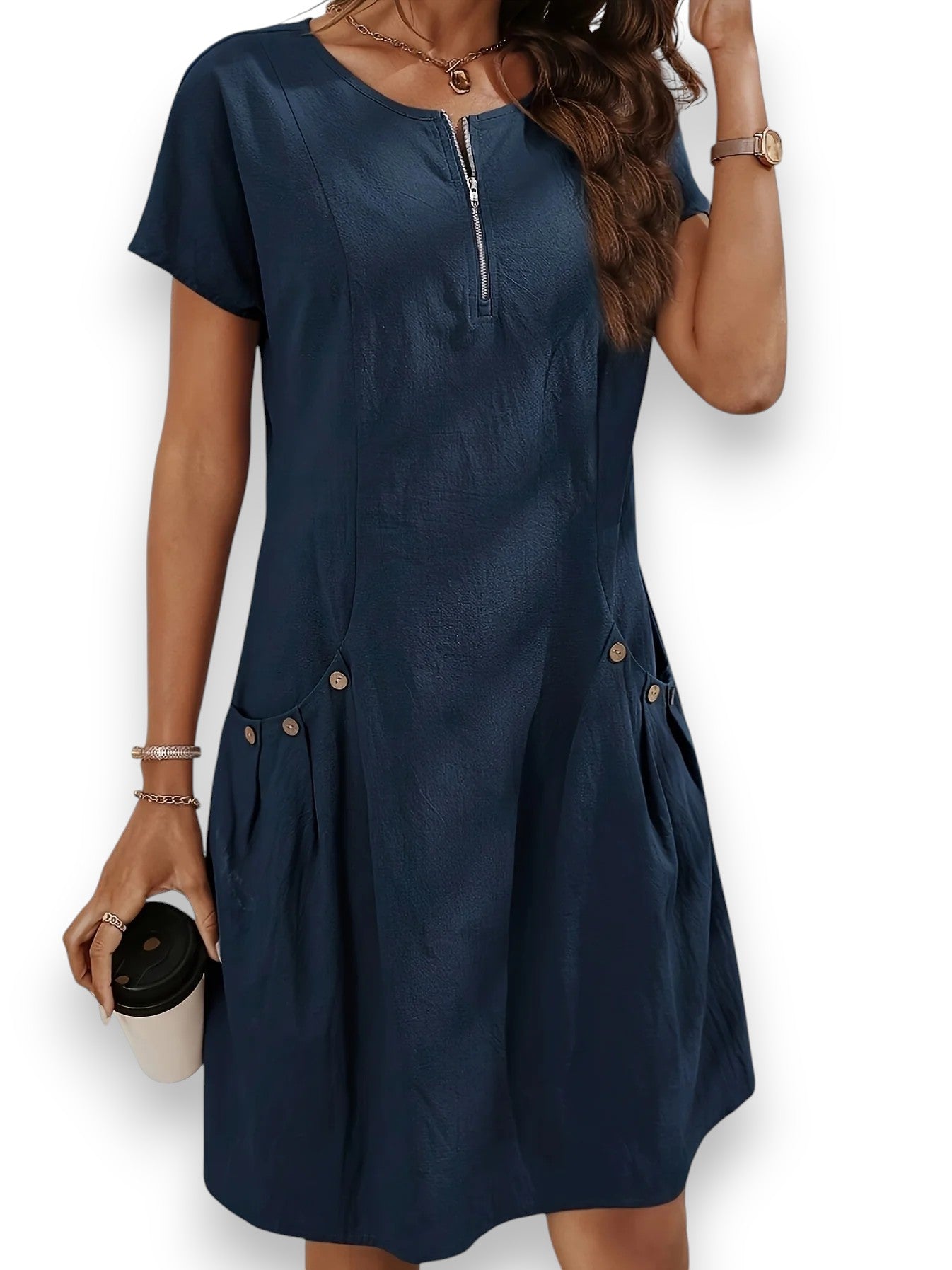 Sonja™ | Sommarklänning i 100% Andningsbar Bomull