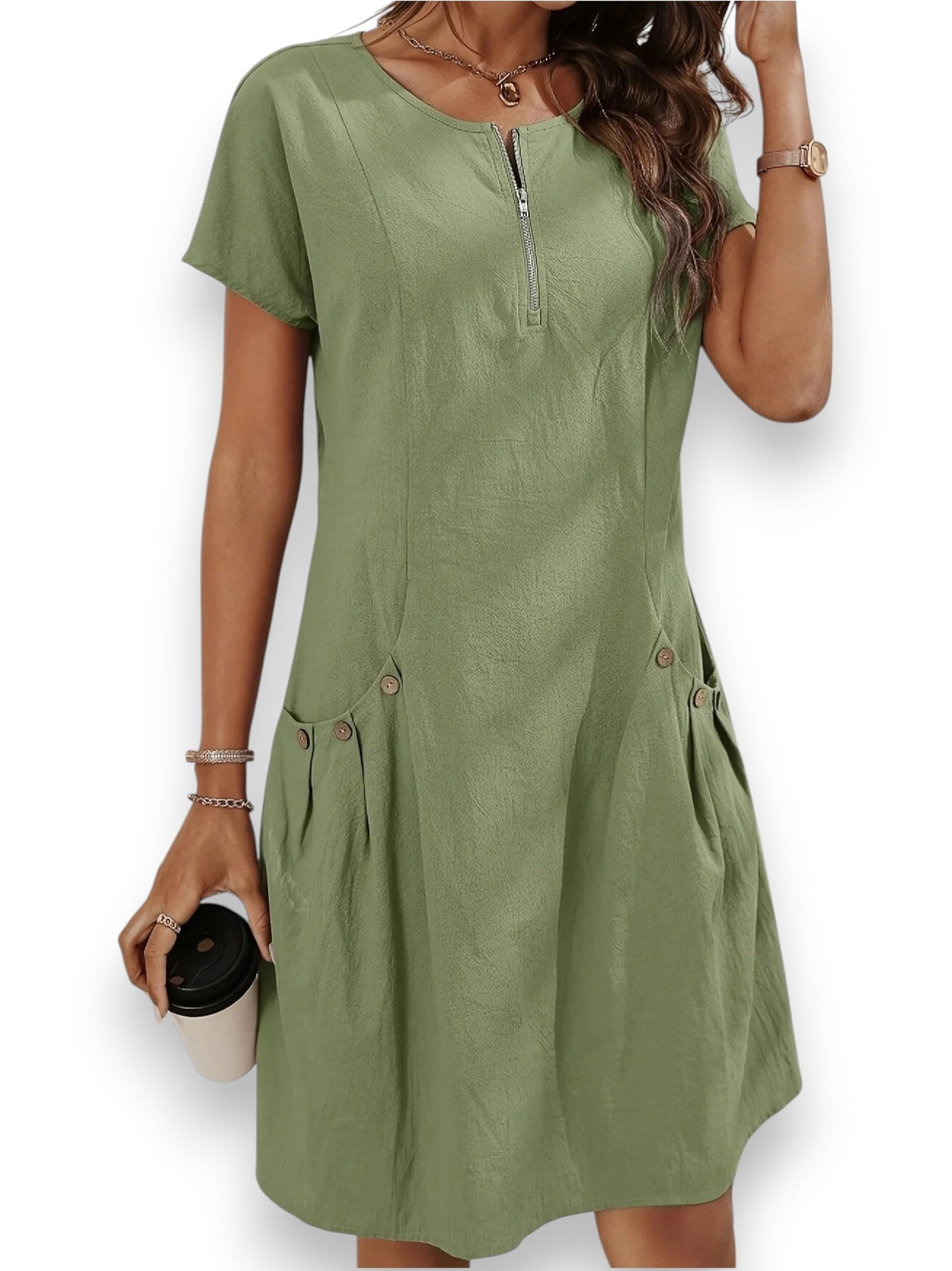 Sonja™ | Sommarklänning i 100% Andningsbar Bomull