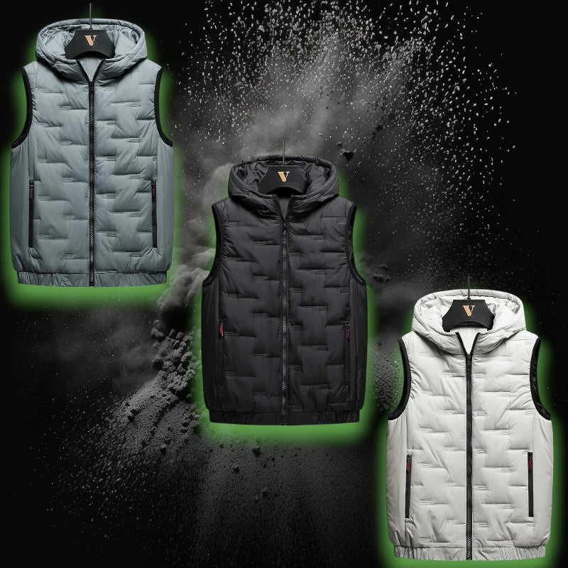 Jorn™ – Tuff Väst med Huva för Män