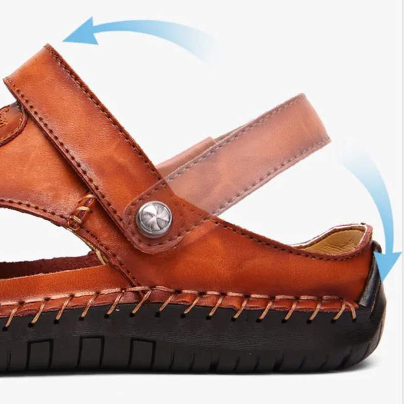 Per™ | Ortopediska sandaler i läder