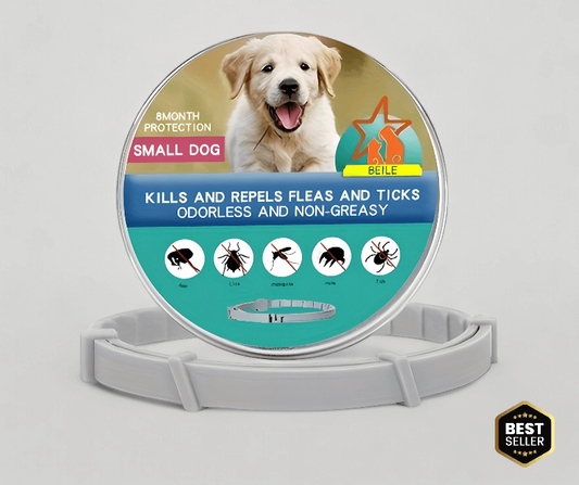 Luna Fästing- och Lopphalsband | 8 Månaders Skydd mot Fästingar och Loppor