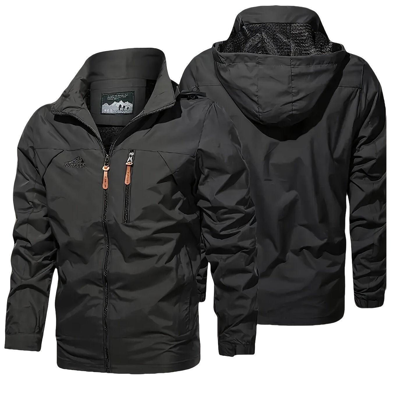 Johannes™ - Herr Lätt Vindtålig Jacka med Huva – Perfekt för Cykling & Fiske!