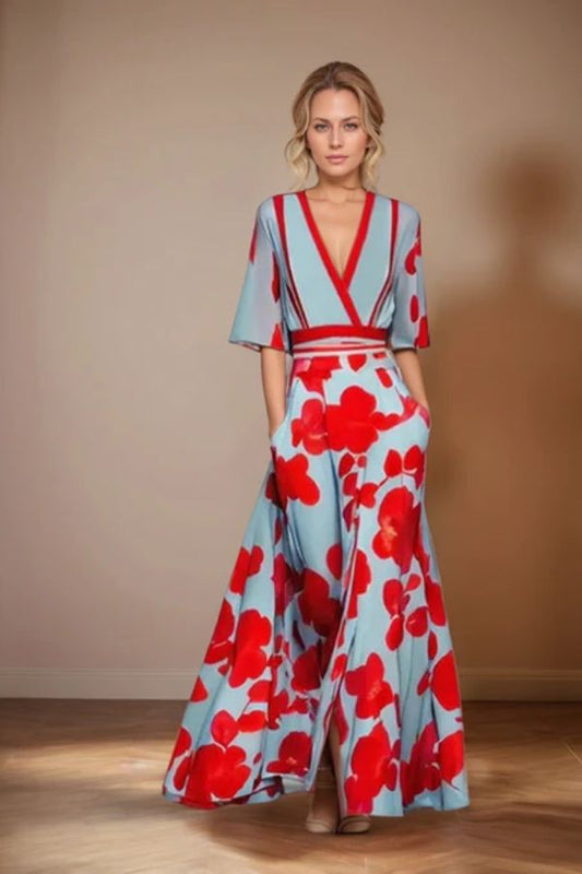 Johanna™ – Tidlös blommig klänning med självsäker elegans