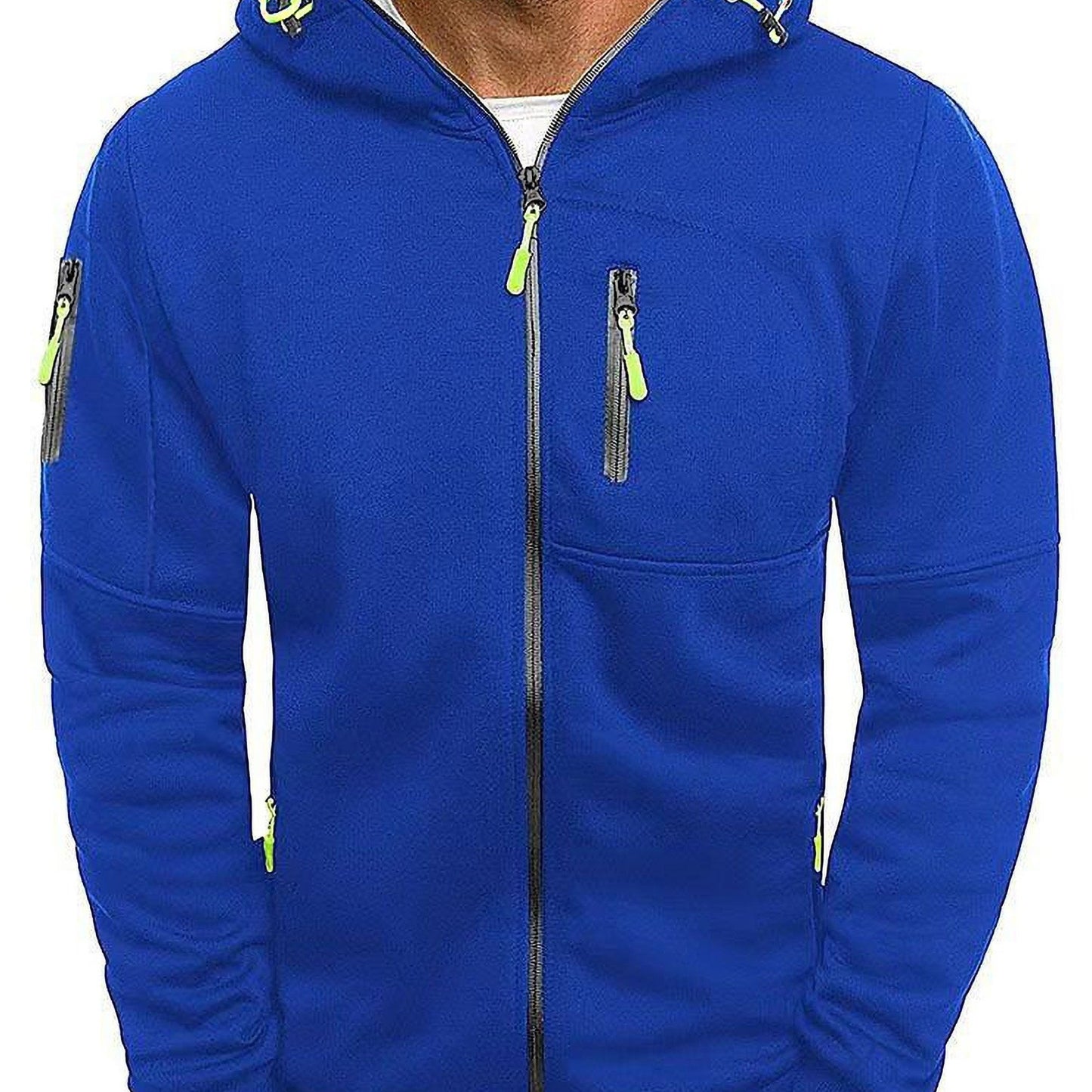 Arne™ – Herr Hoodie med Dragkedja för Vår och Höst