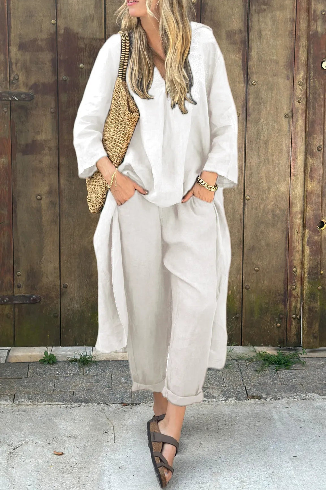Angelica™ | Chic tvådelat set med enkel elegans och mångsidig stil