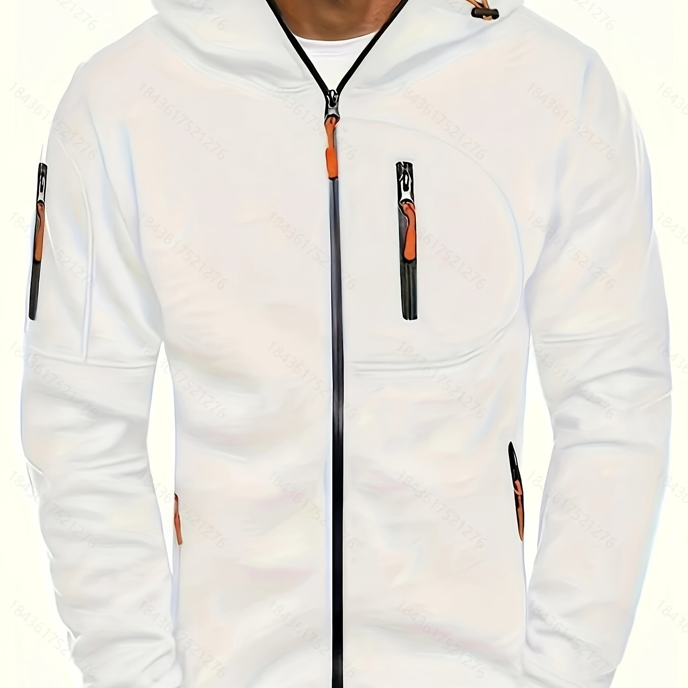 Arne™ – Herr Hoodie med Dragkedja för Vår och Höst