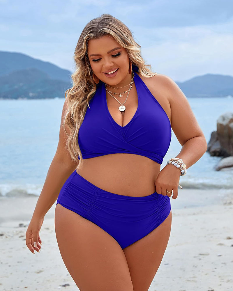 Soof™ | Modernt bikiniset med hög midja – Elegant, diskret och feminin