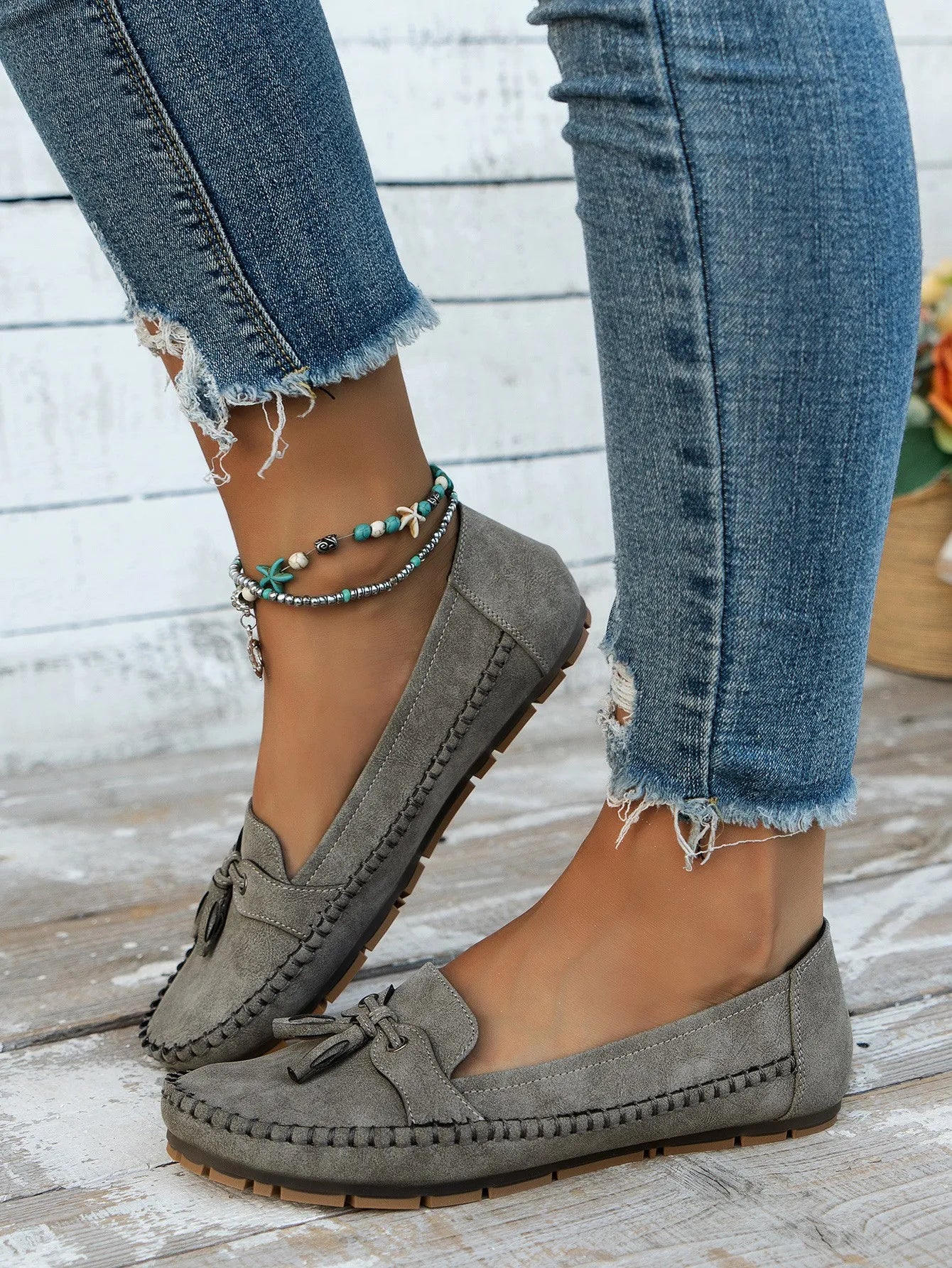 Charlotte™ Loafers med Toffsar – Sommarfavoriten i 4 Trendfärger