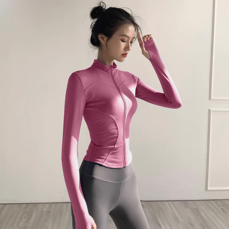 Tova™ Snabbtorkande Träningsjacka – Perfekt för Yoga & Motion!