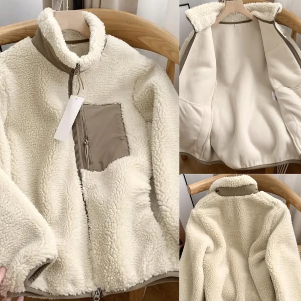 Astrid™ | Damjacka med Teddy-effekt – Perfekt för de kallare dagarna!