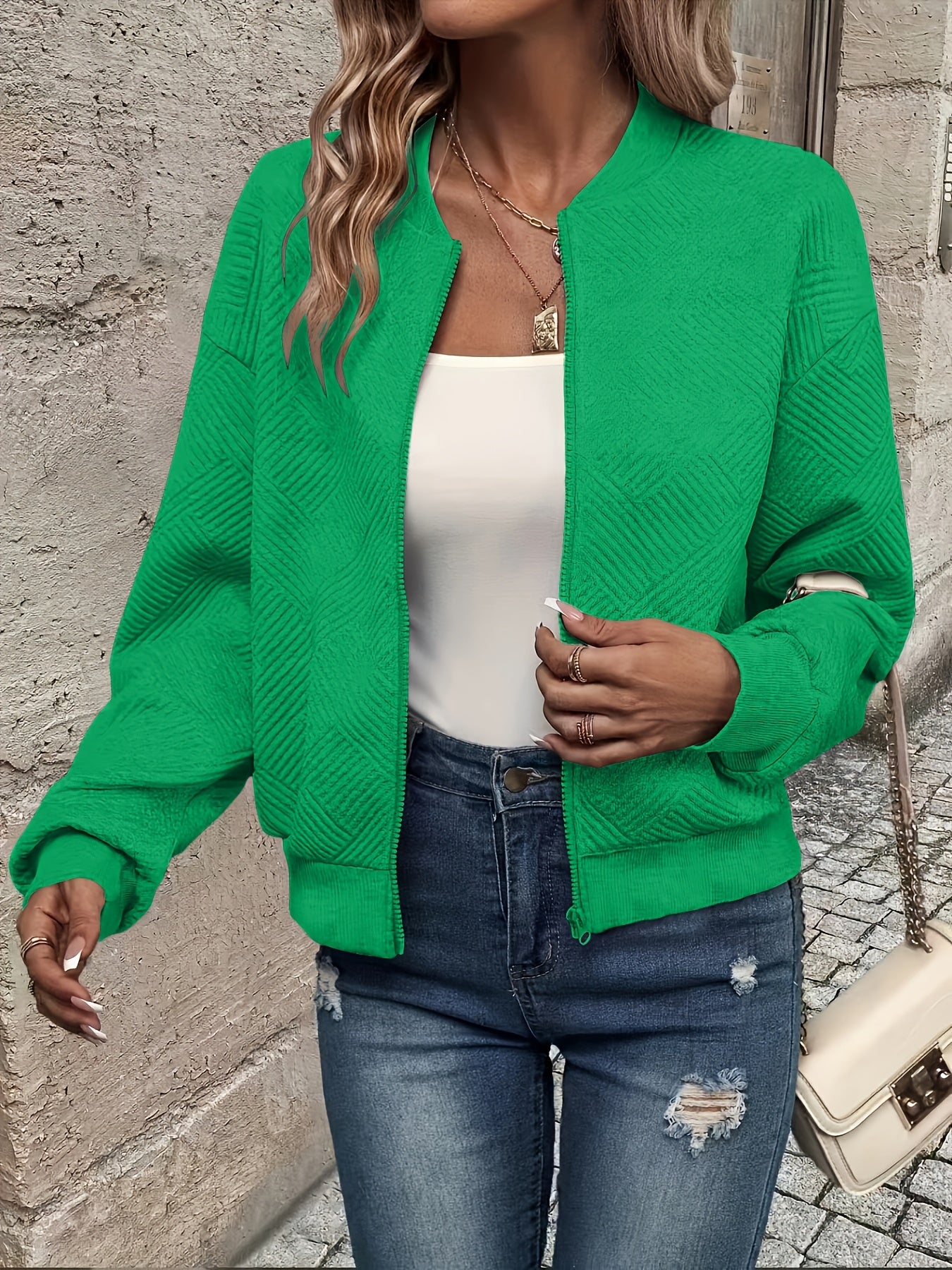 Sandra™ | Lätt Sommarjacka med Dragkedja