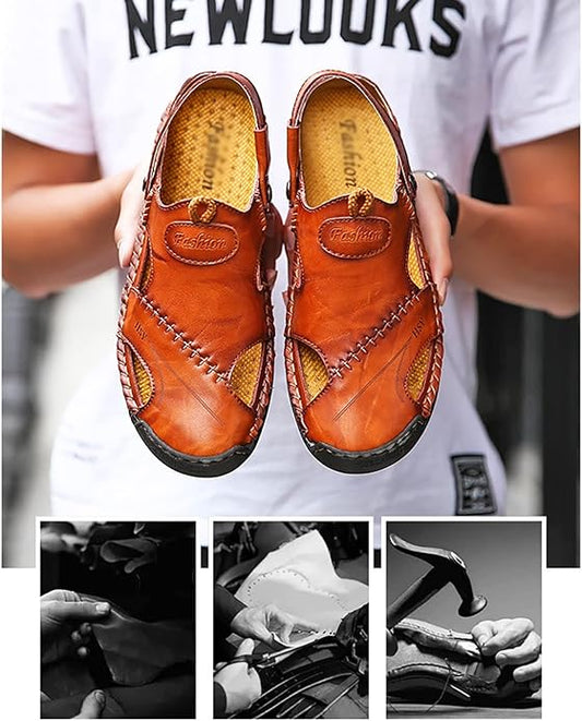 Per™ | Ortopediska sandaler i läder