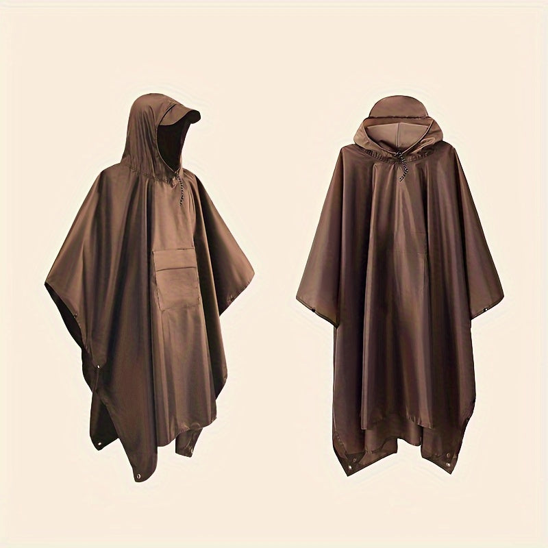 Speciell™ - 3-i-1 Multifunktionell Regnponcho med Huva