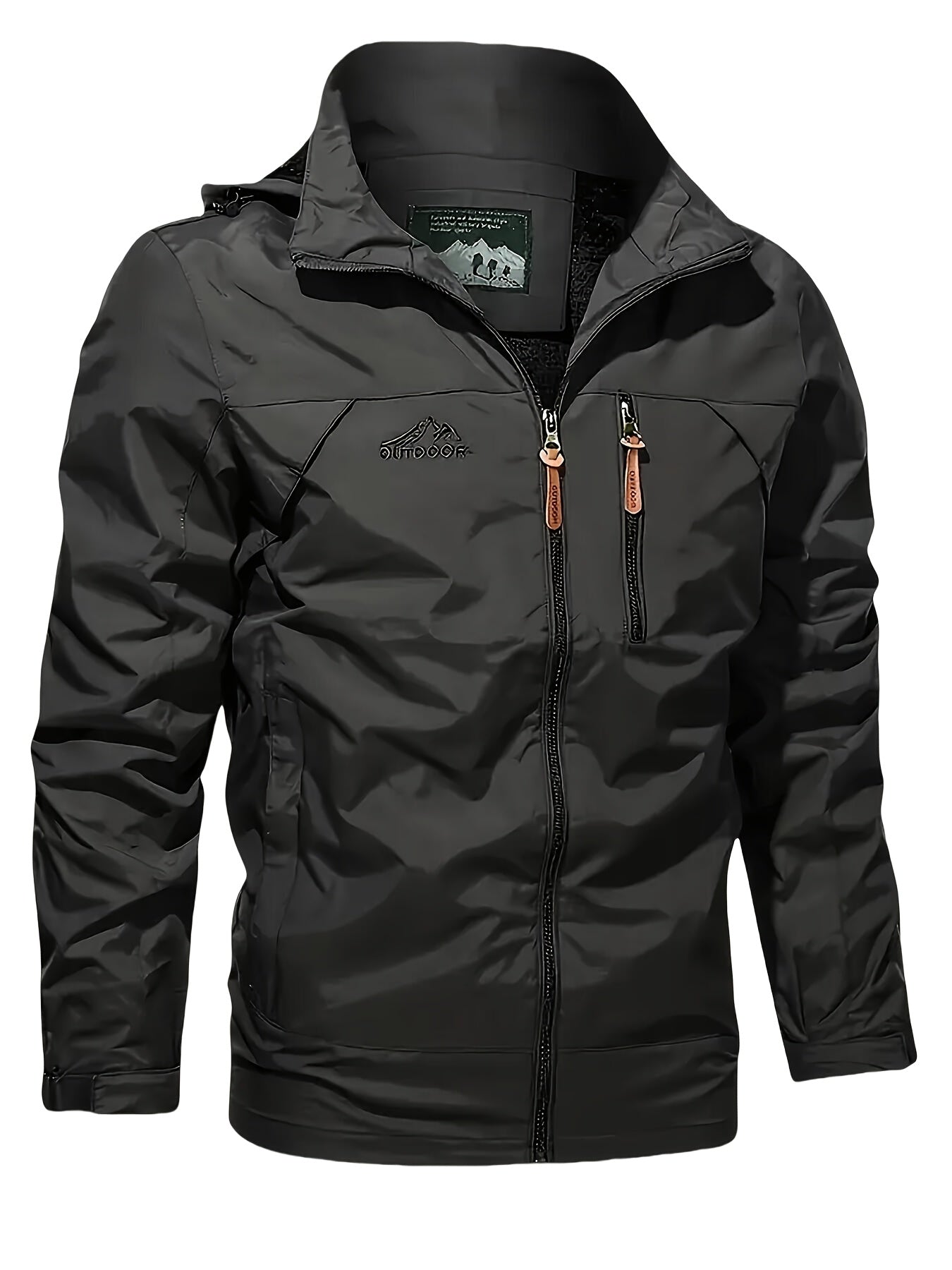 Johannes™ - Herr Lätt Vindtålig Jacka med Huva – Perfekt för Cykling & Fiske!