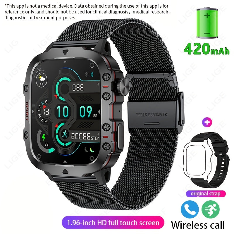 Morgan™ Sport Smartwatch – IP68 Vattentät | 100+ Sportlägen