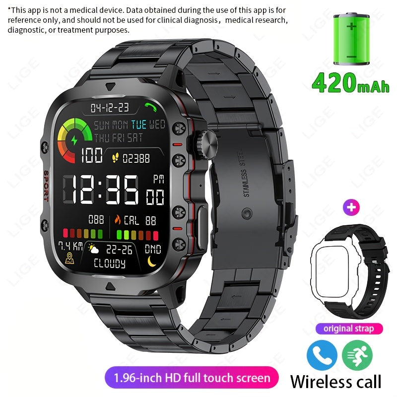 Morgan™ Sport Smartwatch – IP68 Vattentät | 100+ Sportlägen