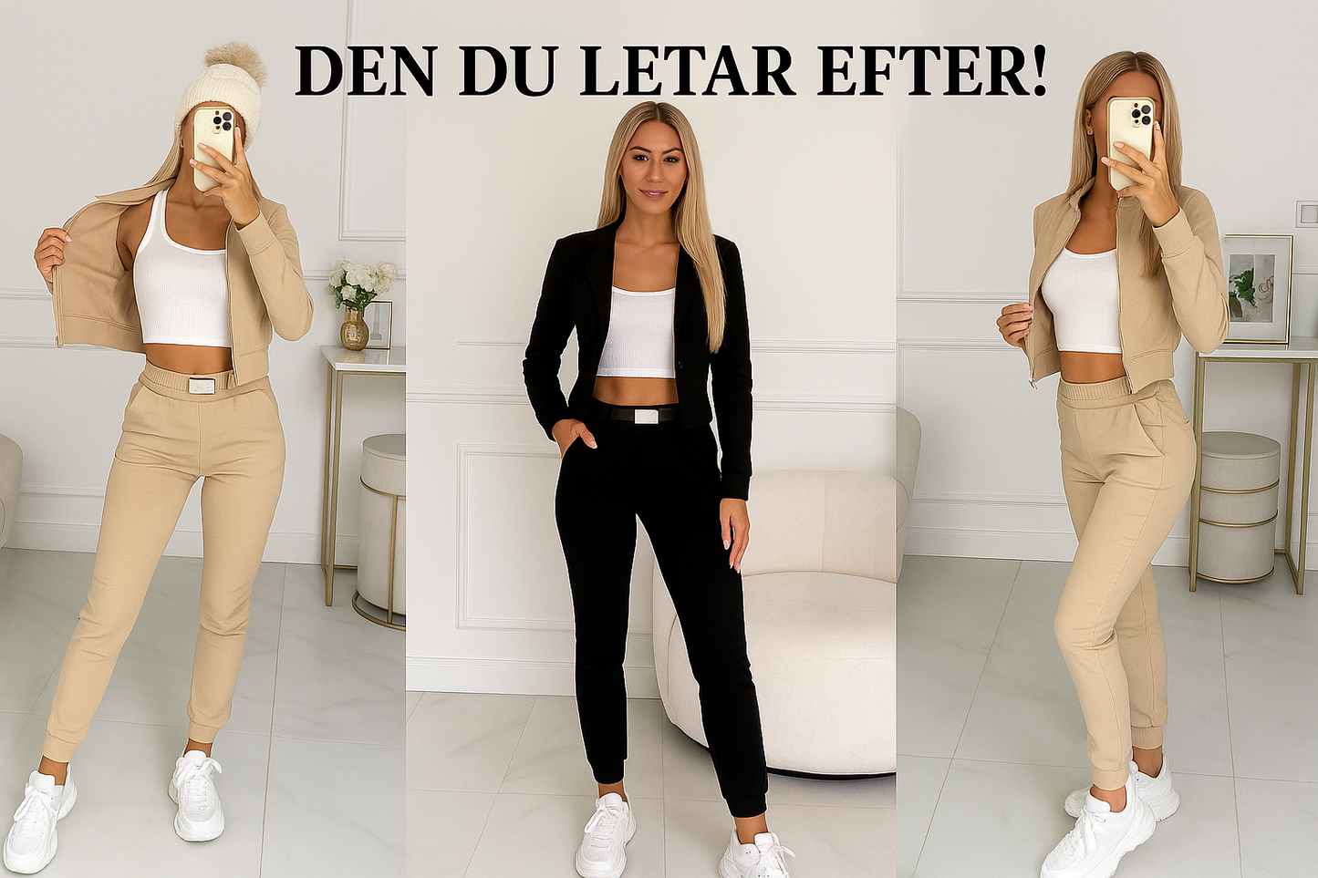 Frigg™ | Stilren 3-delad träningsoverall