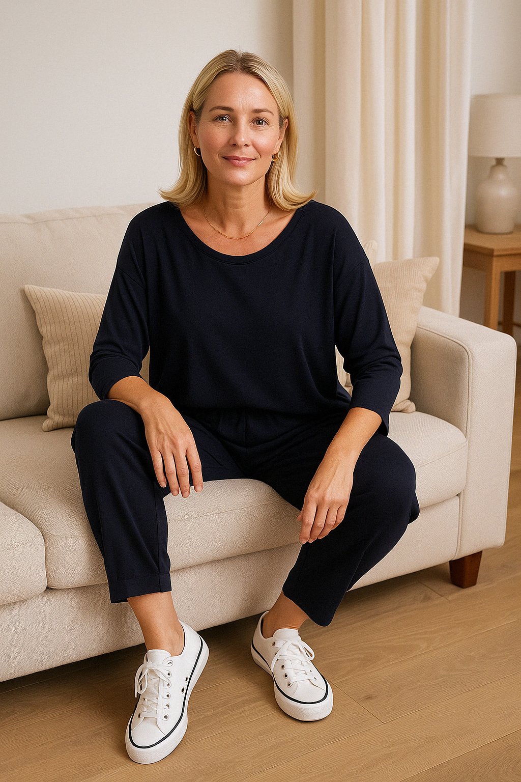 Julia™ |  Stil och komfort varje dag ! (Navyblå)