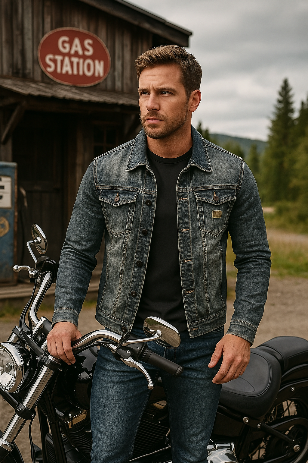 Ragnar™ – Tuff jeansjacka med vintagekänsla och modern edge