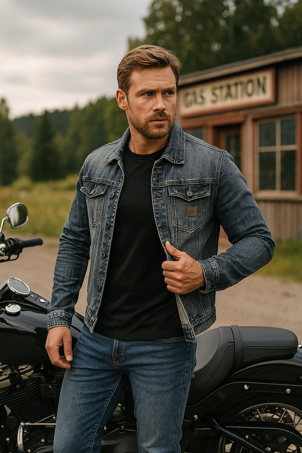 Ragnar™ – Tuff jeansjacka med vintagekänsla och modern edge