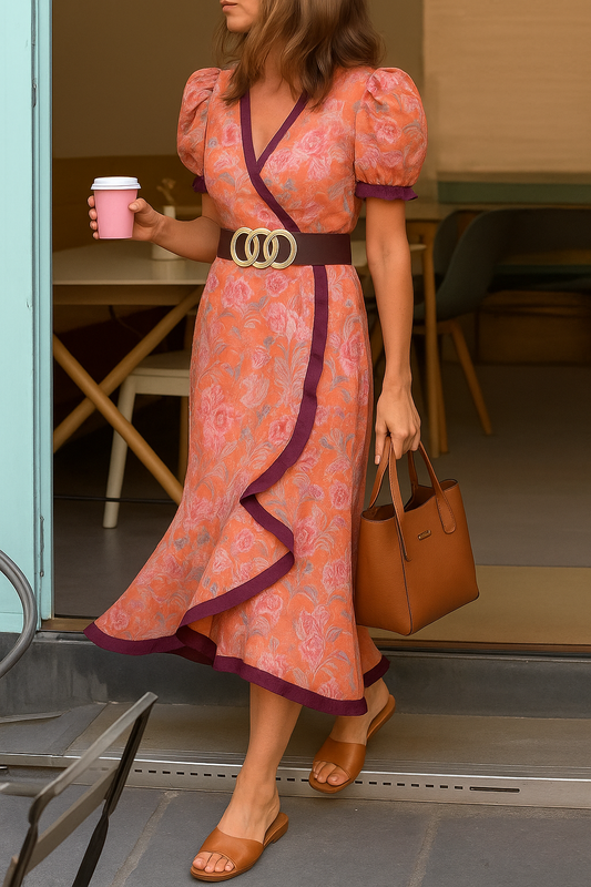 Romy™ | Elegant Maxiklänning i Mjukrosa – Feminint, Lätt & Tidlöst