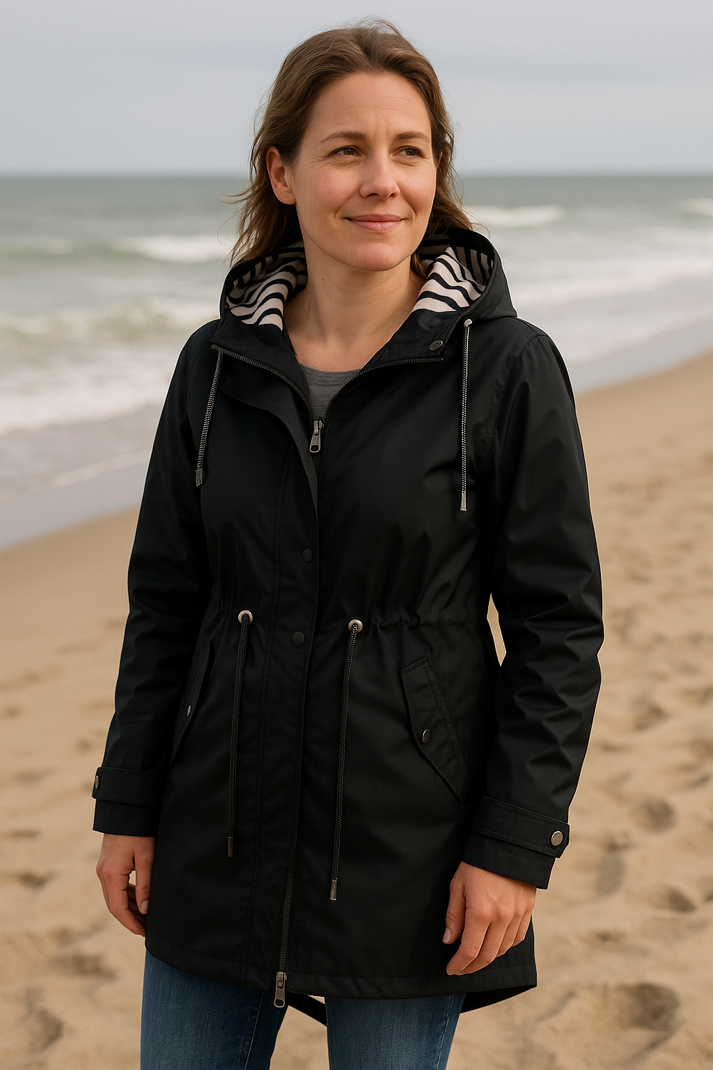 Anoek™ | Stilren vattenavvisande jacka – Komfort och skydd i omväxlande väder