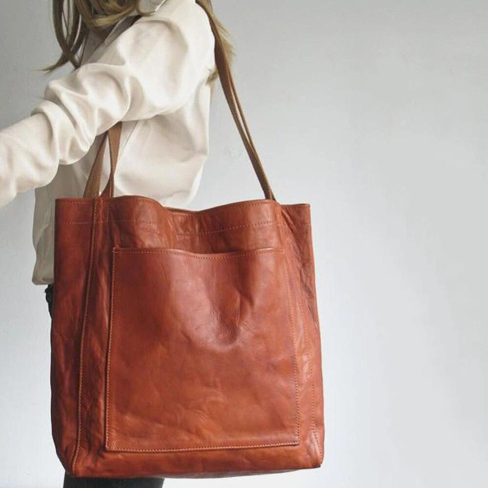 Linn™ | Lyxig pu-läderväska – handgjord med tidlös elegans