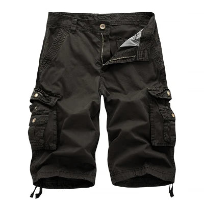Jens™ | Bomulls-Cargoshorts med Fickor