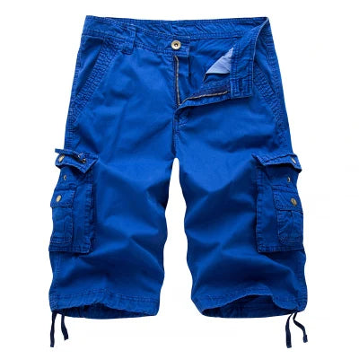 Jens™ | Bomulls-Cargoshorts med Fickor