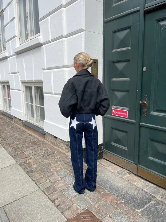 Frida™ | Shape Jeans med Stjärndetaljer