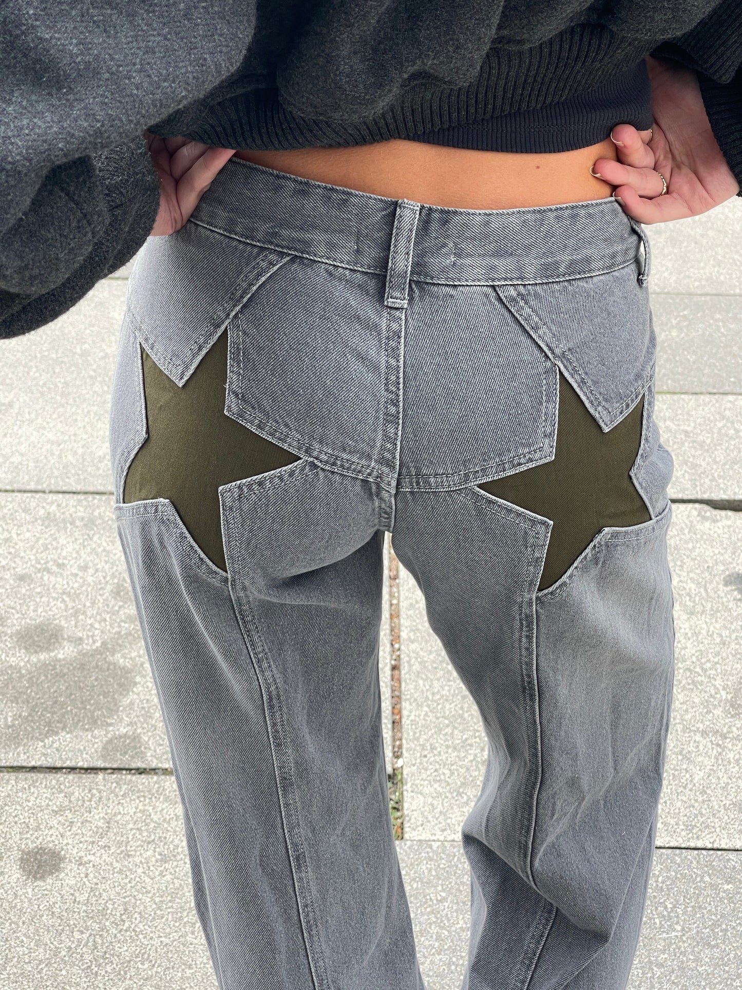 Frida™ | Shape Jeans med Stjärndetaljer