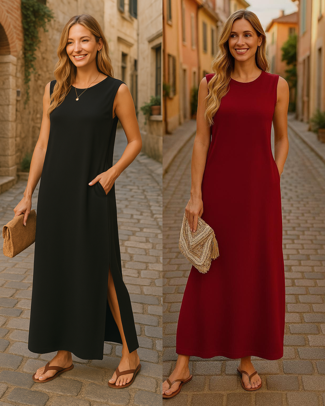 Ilona™ | Somrig Bekväm Klänning