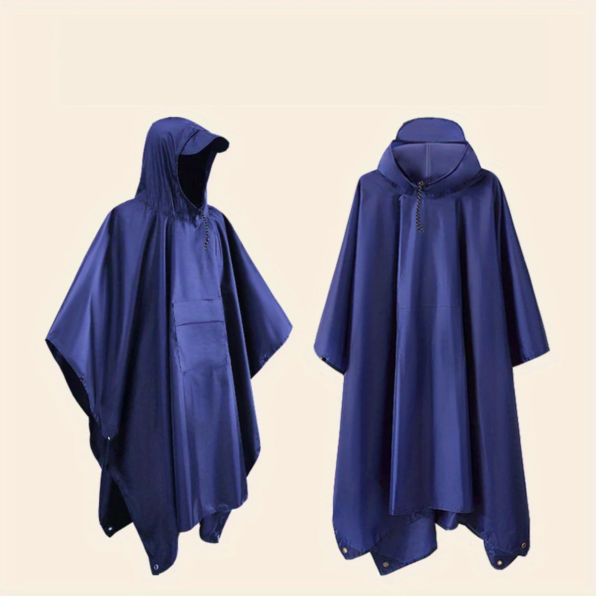 Speciell™ - 3-i-1 Multifunktionell Regnponcho med Huva