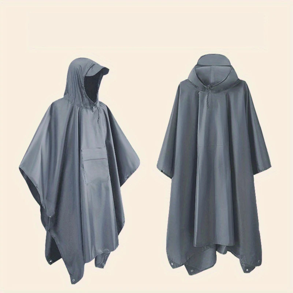 Speciell™ - 3-i-1 Multifunktionell Regnponcho med Huva