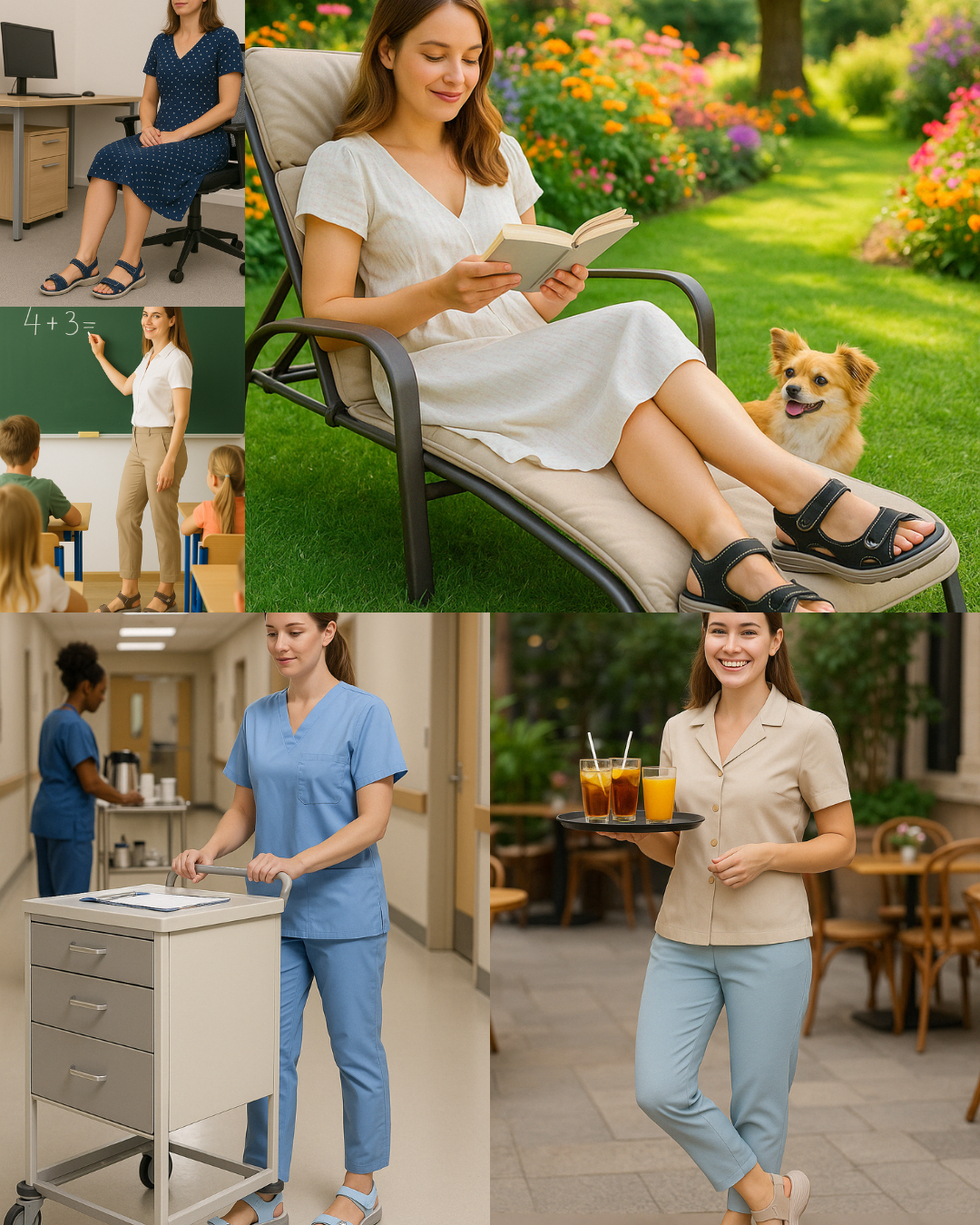 Alice™ | Ultralätta Ortopediska Sandaler med Premiumkomfort