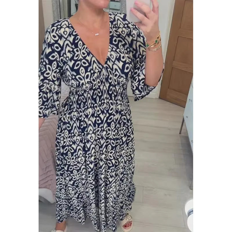 Jade™ – Boho Breeze Maxiklänning👗