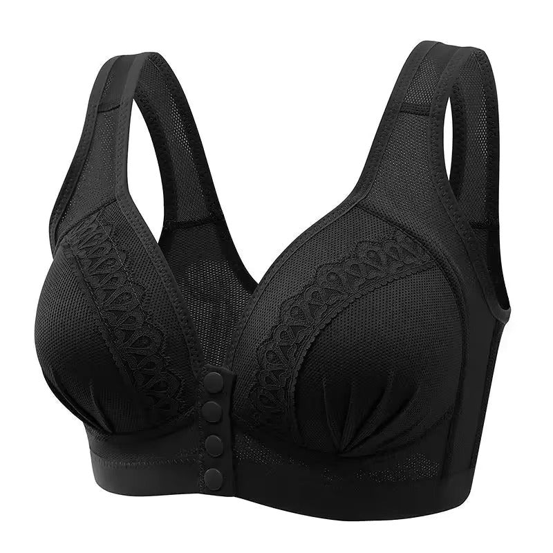 Eir™ | Andningsbar bomulls-BH med framslutning – 1 + 1 gratis