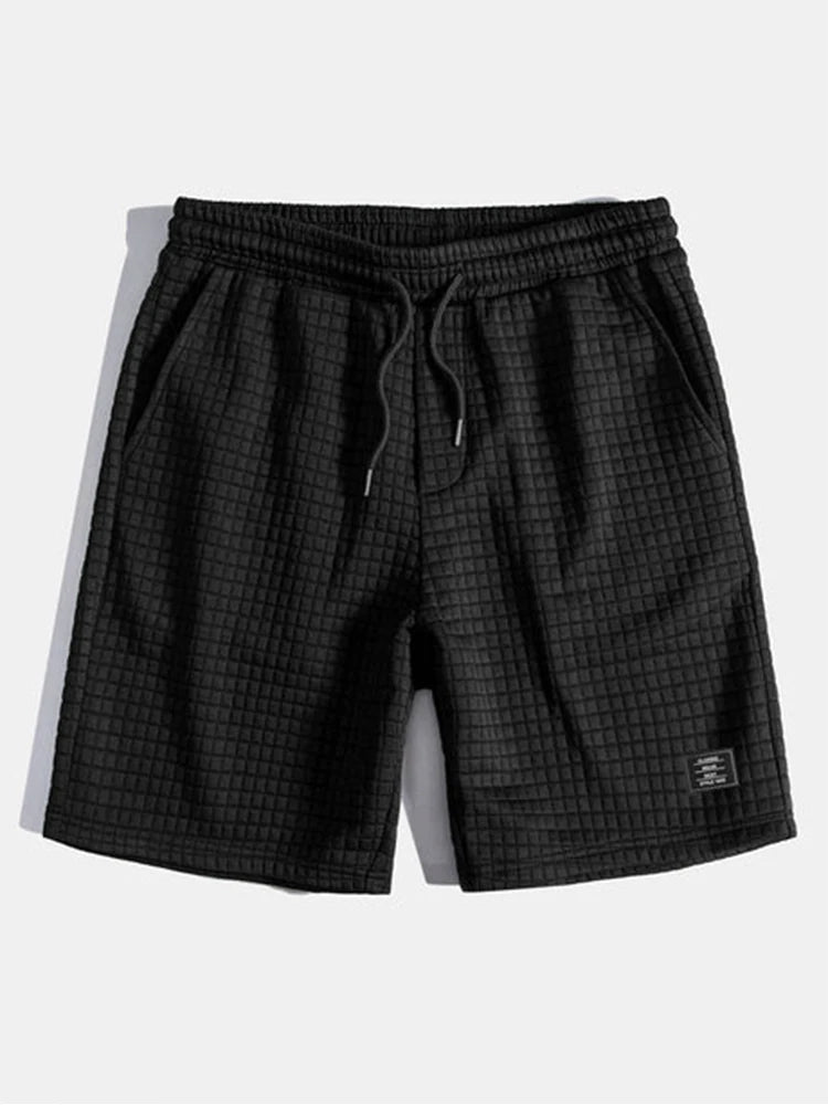 Martin™ - Sommarset – Stilren Waffle T-shirt & Shorts i 2 delar