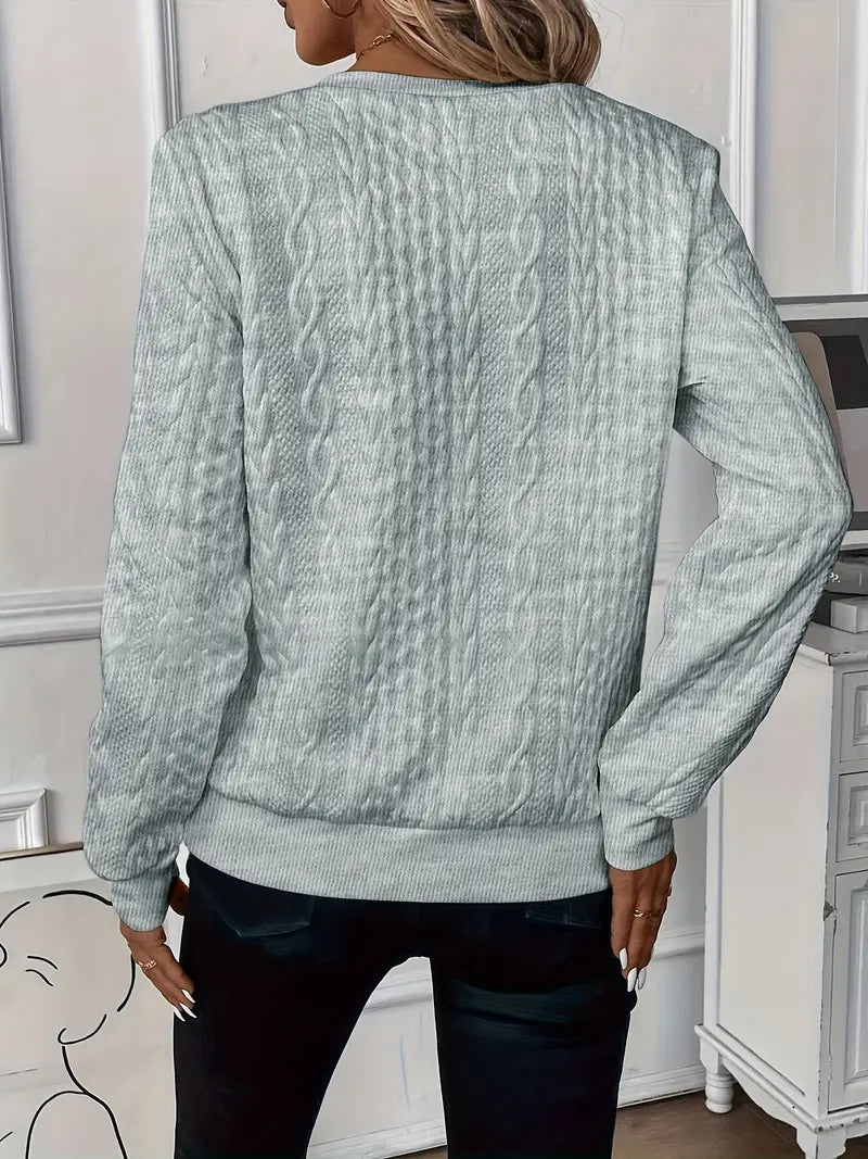 Kim™ | Stilren sweatshirt med dragkedja – Komfort & trend i ett!