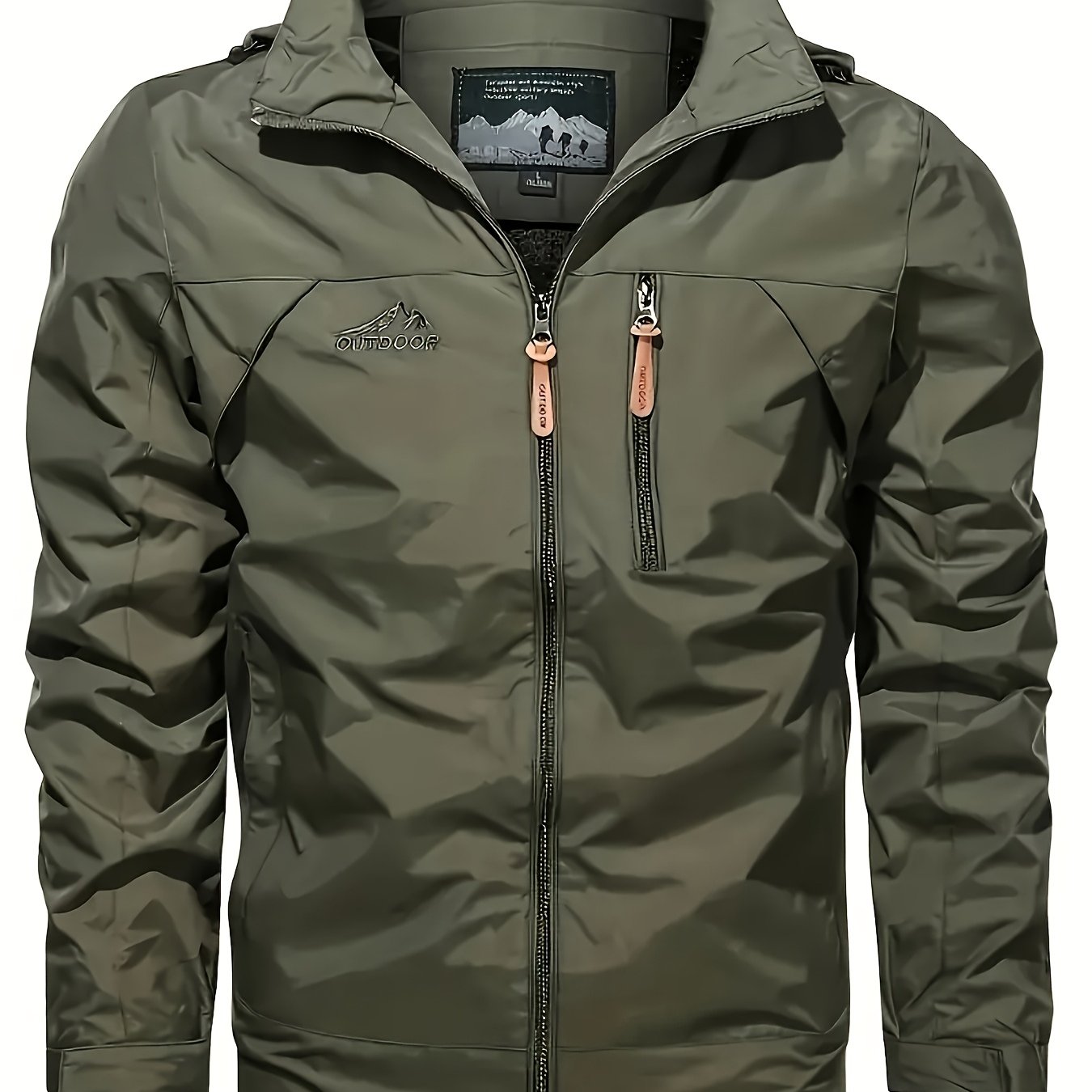 Johannes™ - Herr Lätt Vindtålig Jacka med Huva – Perfekt för Cykling & Fiske!