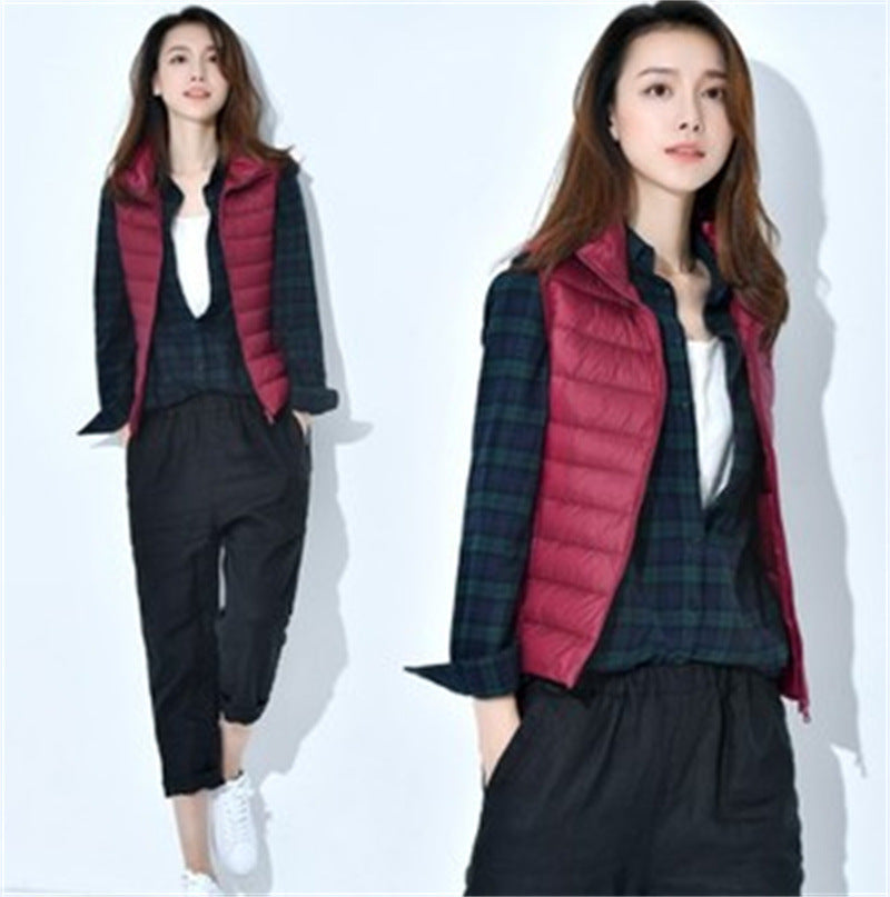 Monica™ | Lätt Dunsväst med Smickrande Passform