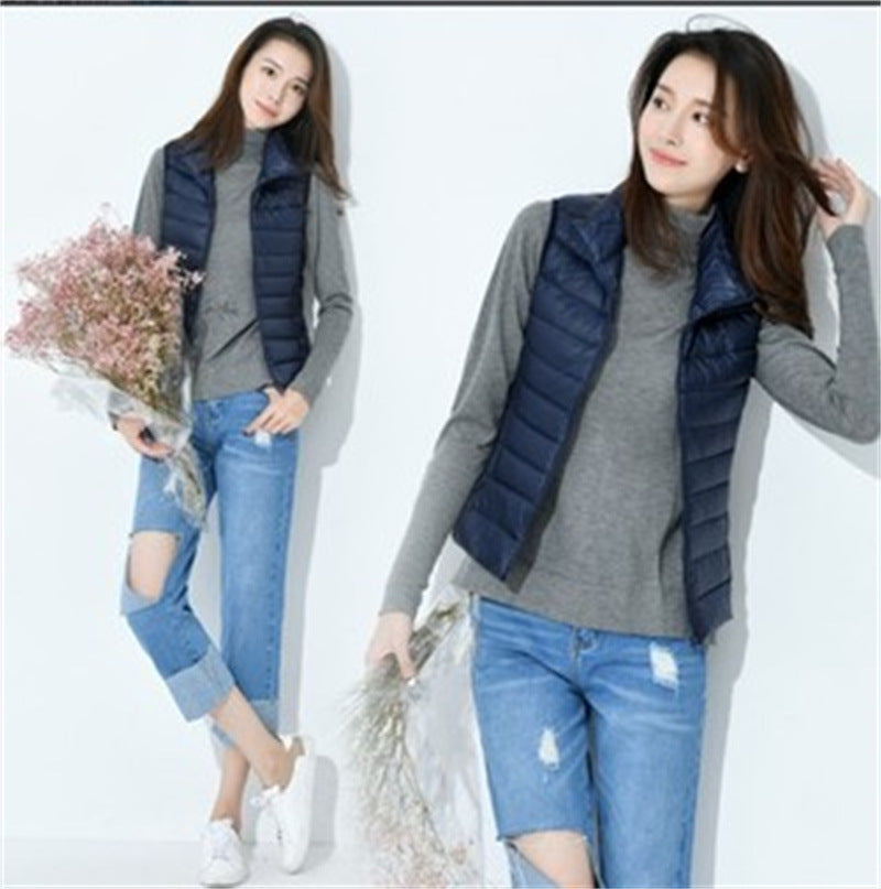 Monica™ | Lätt Dunsväst med Smickrande Passform