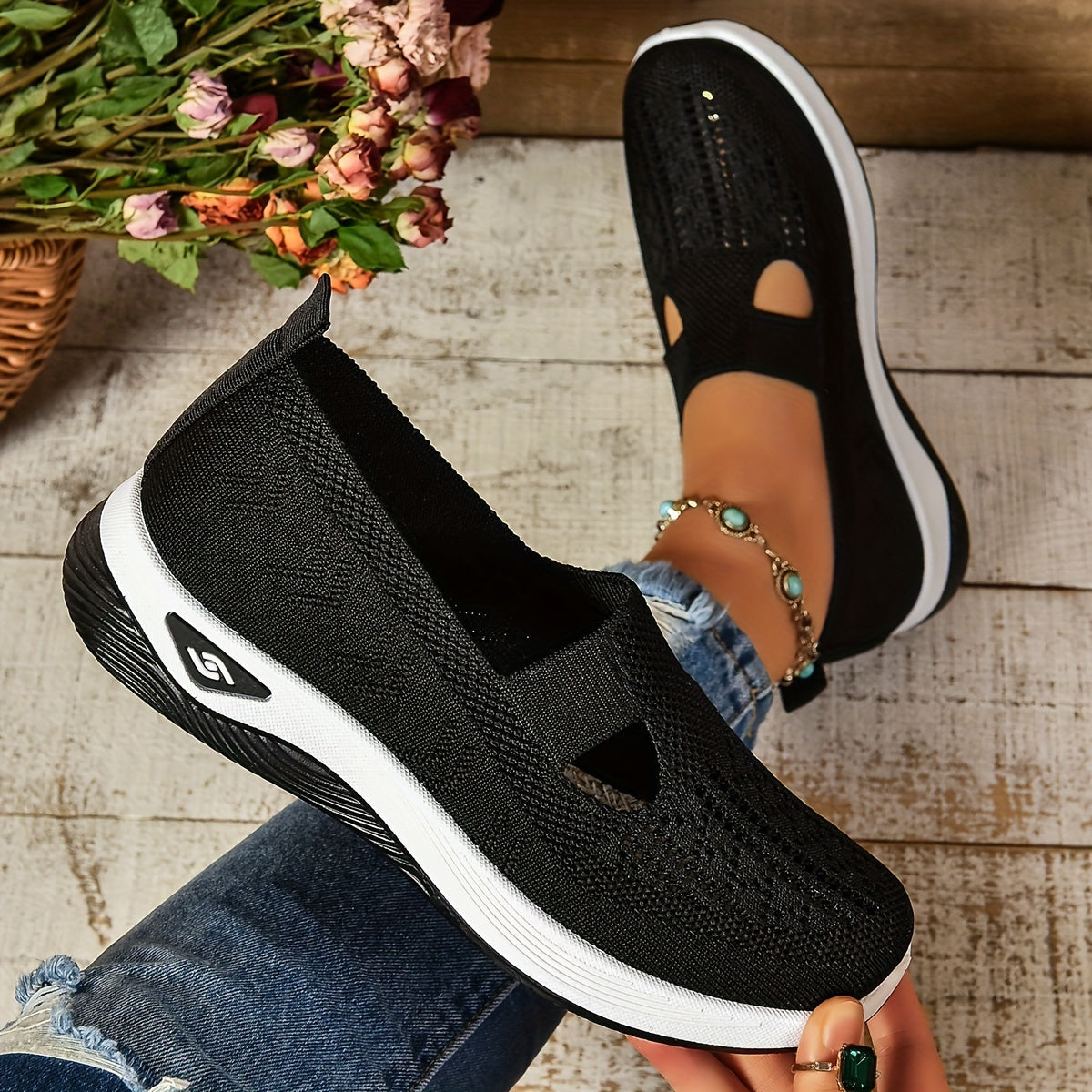 Tina™ | Luftig Komfort: Slip-on Skor för Varje Dag