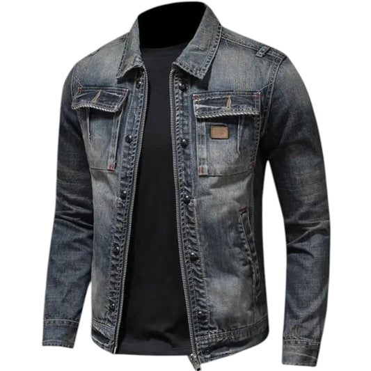 Ragnar™ – Tuff jeansjacka med vintagekänsla och modern edge