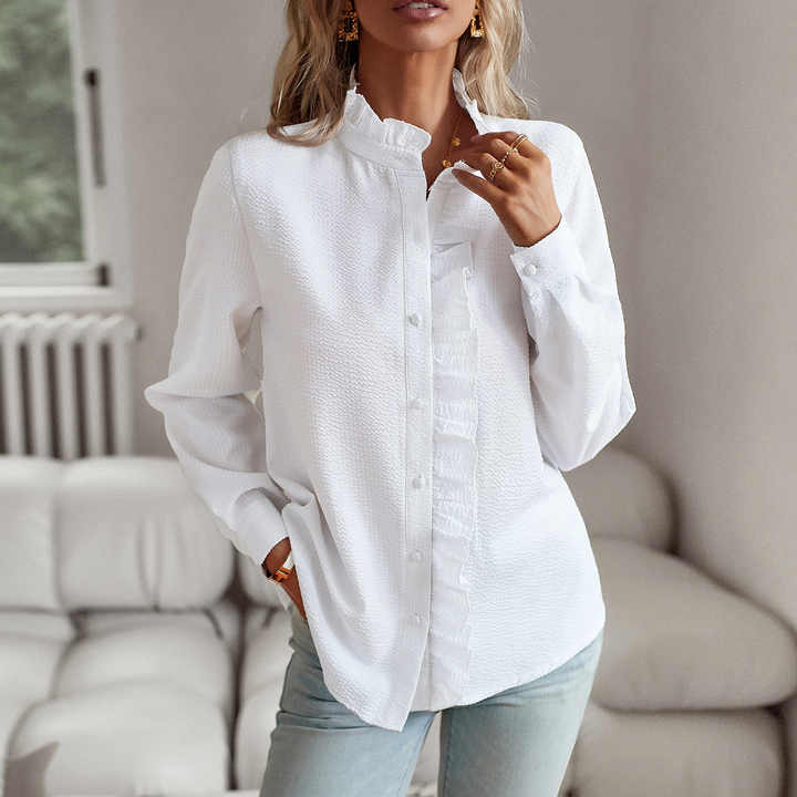 Selma™ | Aurora Volangskjorta – Stil och Komfort i Ett