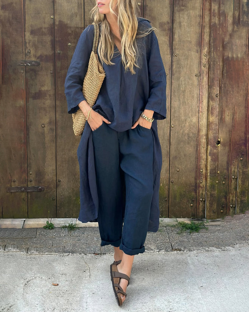 Angelica™ | Chic tvådelat set med enkel elegans och mångsidig stil