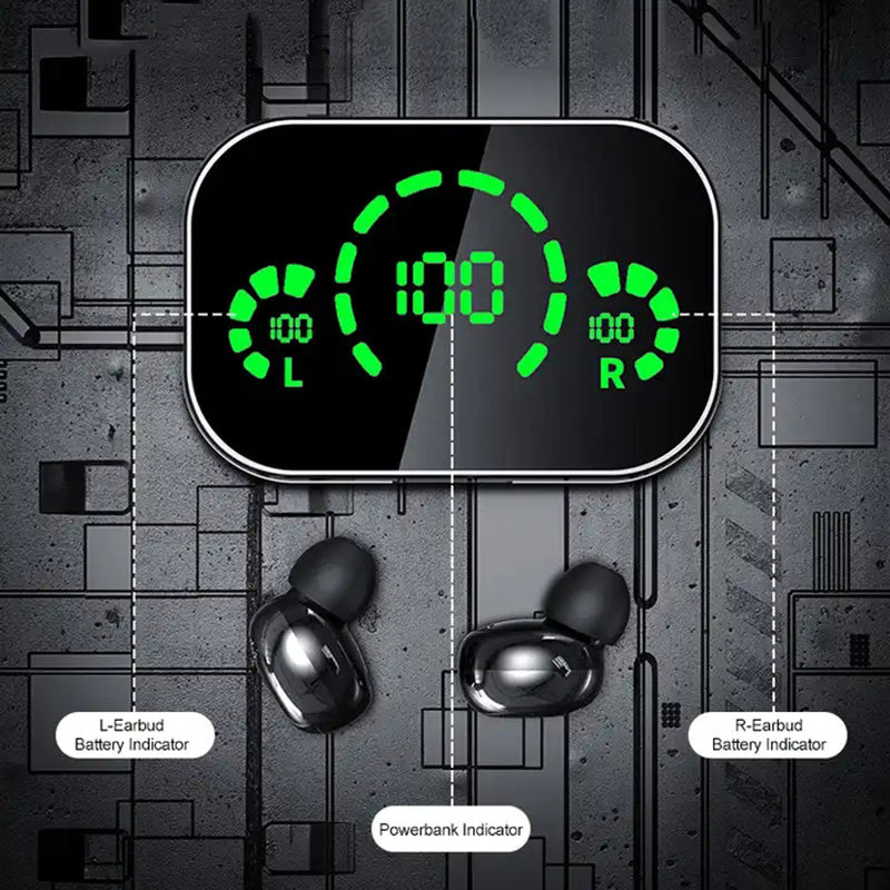 Leon™ | Trådlösa Bluetooth 5.3-hörlurar med touchkontroll