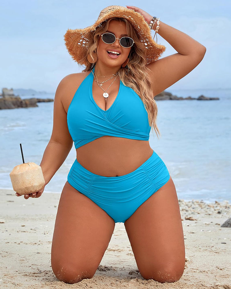 Soof™ | Modernt bikiniset med hög midja – Elegant, diskret och feminin