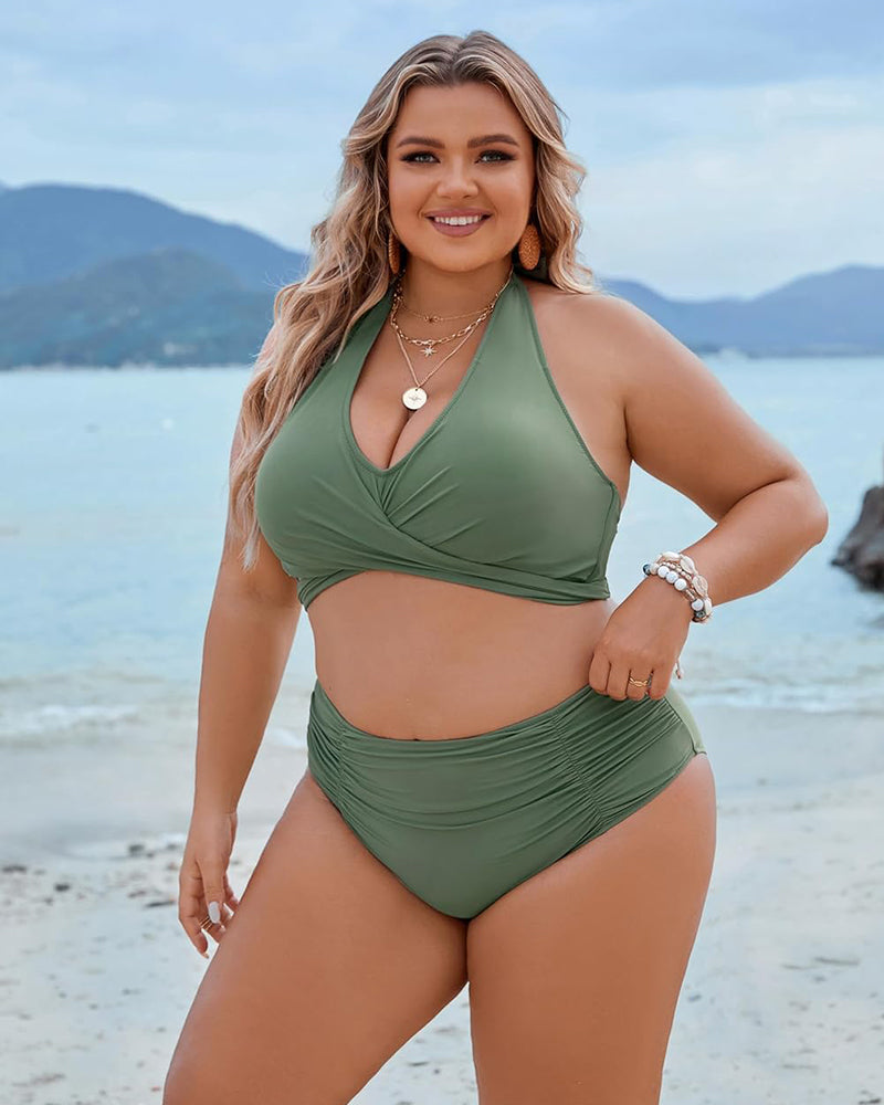 Soof™ | Modernt bikiniset med hög midja – Elegant, diskret och feminin
